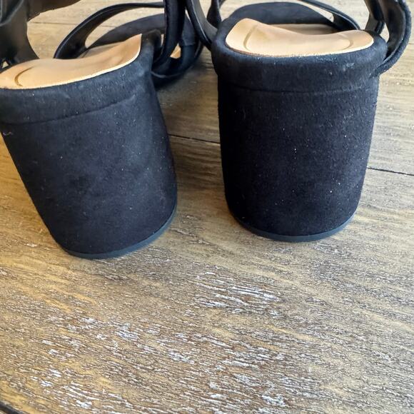 Vionic Samara Block Wedge Sandals Size 6.5 EU 36.5 Party Wedding Event Comfort - Picture 3 of 13